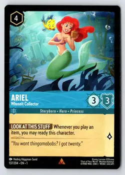 Ariel #137/204 The First Chapter Non-Foil Disney Lorcana - Image 1