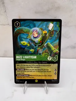 Disney Lorcana | Wilds Unknown | Legendary | Buzz Lightyear Jungle Ranger - Image 1
