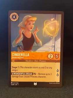 Disney Lorcana Trading Card Game The First Chapter NM Regular Finish You Choose - Image 3