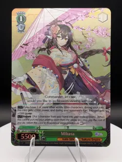 Weiss Schwarz Azur Lane Vol. 2: Mikasa SR (NM) English - Image 1
