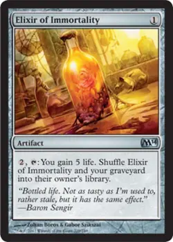 Elixir of Immortality - Medium Play MTG Magic 2014 Core Set - Image 1