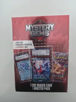 Pokemon Mystery Gems 1 CGC Graded Card & 1 Booster Pack 2025 New Sealed Box NWT - Image 1