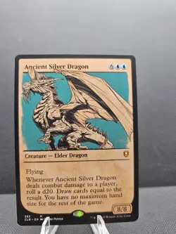 Ancient Silver Dragon (Showcase) Commander Legends: Battle for Baldur's Gate... - Image 1