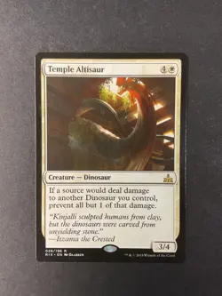 Temple Altisaur - Rivals of Ixalan - Magic the Gathering - MTG - Image 1