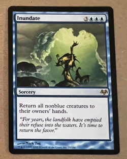 Inundate - Eventide - MTG - Magic the Gathering - LP - Image 1