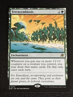 MTG Edge of Eternities Terrasymbiosis 0210 NM Rare - Image 1