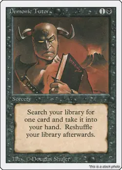 Demonic Tutor [3ED - 27] - HP TCG MTG - Image 1