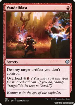Vandalblast MTG Starter Commander Decks Uncommon NM Pck Fresh - Image 1