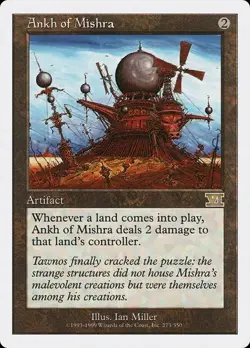 6th Edition MTG 1 Ankh of Mishra Magic - Image 1