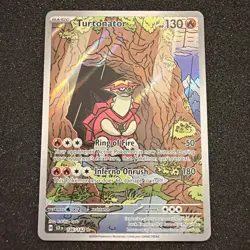 Turtonator 146/142 Illustration Rare Pokemon Stellar Crown - Image 1