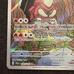 Turtonator 146/142 Illustration Rare Pokemon Stellar Crown - Image 5