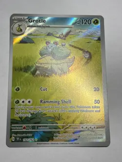 Pokemon TCG Grotle 164/162 Temporal Forces Holo Illustration Rare - Image 1