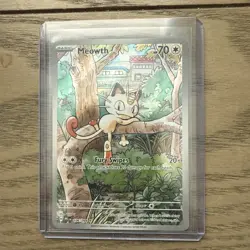 Meowth Illustration Rare Pokemon TCG Phantasmal Flames 106/94 - Image 1