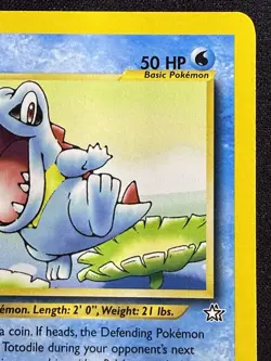 Pokemon TCG Totodile Neo Genesis 1st Edition Common Card 81/111 - Image 2