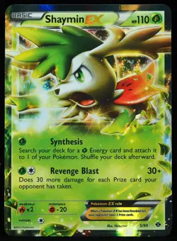 Shaymin EX #5 NM-M Pokemon Card - Image 4