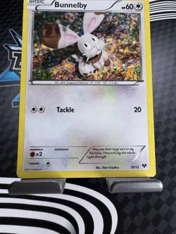 Bunnelby 10/12 McDonald’s Promo Holo - Pokemon TCG LP - Image 3