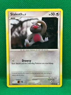 Pokemon Tcg Slakoth 99/123 Mysterious Treasures Non Holo - Image 1