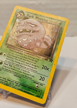 Dark Weezing 14/82 Holo Rare Unlimited Team Rocket Pokemon 1292 - Image 3