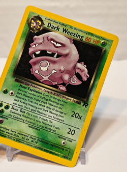 Dark Weezing 14/82 Holo Rare Unlimited Team Rocket Pokemon 1292 - Image 4