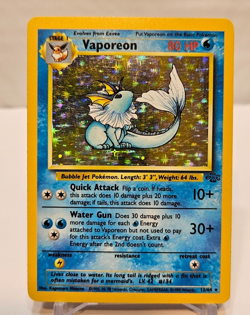 Vaporeon 12/64 Holo Rare Unlimited Jungle Pokemon 1719 - Image 1