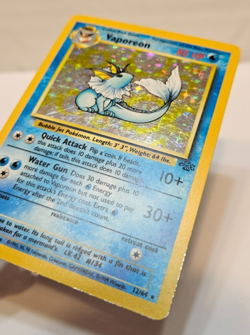 Vaporeon 12/64 Holo Rare Unlimited Jungle Pokemon 1719 - Image 2