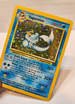 Vaporeon 12/64 Holo Rare Unlimited Jungle Pokemon 1719 - Image 4