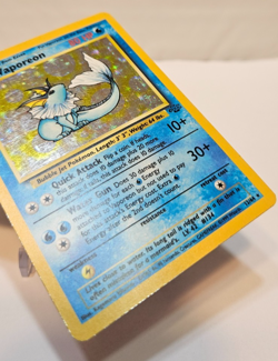 Vaporeon 12/64 Holo Rare Unlimited Jungle Pokemon 1719 - Image 5