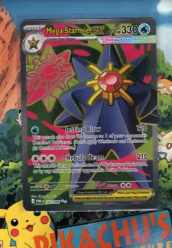 Pokemon TCG Mega Starmie Ex 102/088 Perfect Order Special Illustration Rare NM/M - Image 1