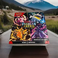Pokemon TCG: Scarlet & Violet Paldean Fates Booster Bundle Square Box Sealed - Image 1