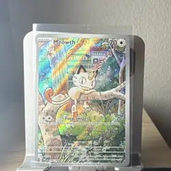 Pokemon Meowth Holo 106/094 Illustration Rare 70 HP Me02: Phantasmal Flames 2025 - Image 1