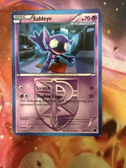 Pokemon TCG Sableye Plasma Freeze 49/116 Regular Rare - Image 1