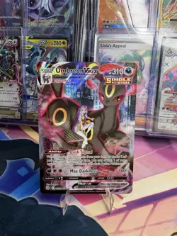 POKEMON UMBREON VMAX TRAINER GALLERY HOLO TG23/TG30 SWSH BRILLIANT STARS HOLO NM - Image 1