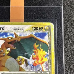 2006 Pokemon Crystal Guardians Charizard Delta Species Reverse Holo 4/100 HP/DMG - Image 3