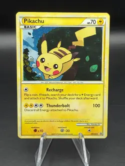 Pokemon 2014 HeartGold & SoulSilver Promo Pikachu Black Star Promo #HGSS03 - LP - Image 1