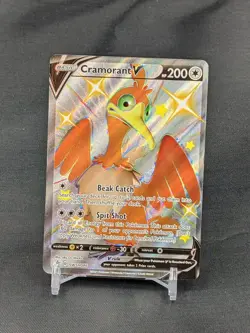 Pokemon TCG Cramorant V SWSH Black Star Promos SWSH086 Holo Promo QTY - Image 1