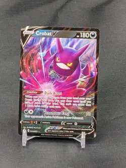 Pokemon TCG Crobat V Shining Fates 044/072 Holo Ultra Rare QTY - Image 1