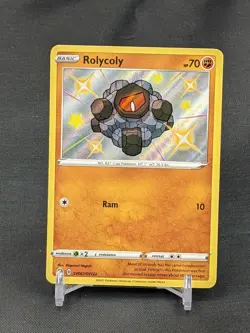 Pokemon TCG Rolycoly Shining Fates SV067/SV122 Holo Shiny Holo Rare QTY - Image 1