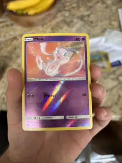 Mew 32/68 Rare Hidden Fates Pokemon Reverse Holo NM - Image 2