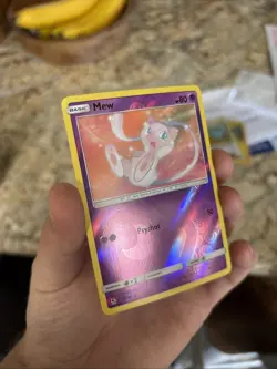 Mew 32/68 Rare Hidden Fates Pokemon Reverse Holo NM - Image 3