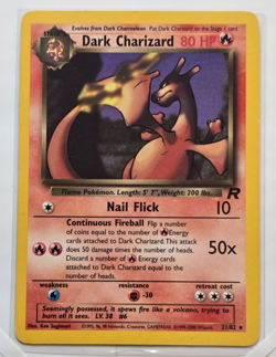 Dark Charizard 21/82 Team Rocket Unlimited Edition LP Pokemon TCG - Image 1