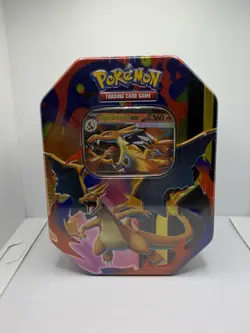 Pokemon TCG Mega Charizard EX Tin - Y EX Promo NEW FACTORY SEALED - Image 1