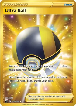Pokemon TCG Holofoil - Ultra Ball (Secret) - 186/172 / NM / English - Image 1