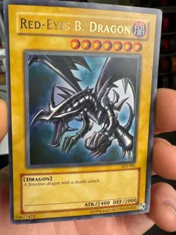 YUGIOH RED-EYES B. DRAGON SDJ-001 ULTRA (HP DMG) - Image 2