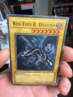 YUGIOH RED-EYES B. DRAGON SDJ-001 ULTRA (HP DMG) - Image 3