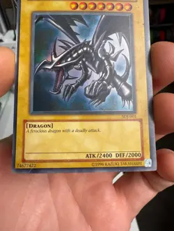 YUGIOH RED-EYES B. DRAGON SDJ-001 ULTRA (HP DMG) - Image 4