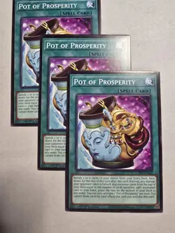 3x Pot of Prosperity 1st Edition Common L26D-ENX22 Yu-Gi-Oh! - Image 1
