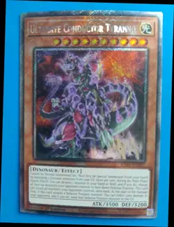 Near Mint Yugioh Ultimate Conductor Tyranno - RA04-EN287 - Platinum Secret Rare - Image 1