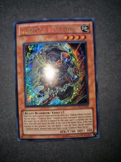 Gladiator Beast Darius (LP) LCGX-EN244 Secret Rare Unlim - Image 2