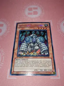 Gladiator Beast Hoplomus (LP) LCGX-EN239 Secret Rare 1st Edition - Image 1
