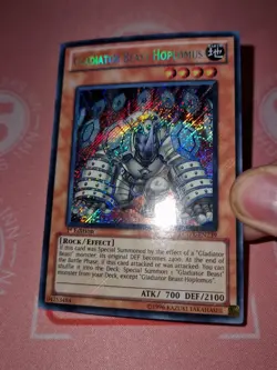 Gladiator Beast Hoplomus (LP) LCGX-EN239 Secret Rare 1st Edition - Image 3